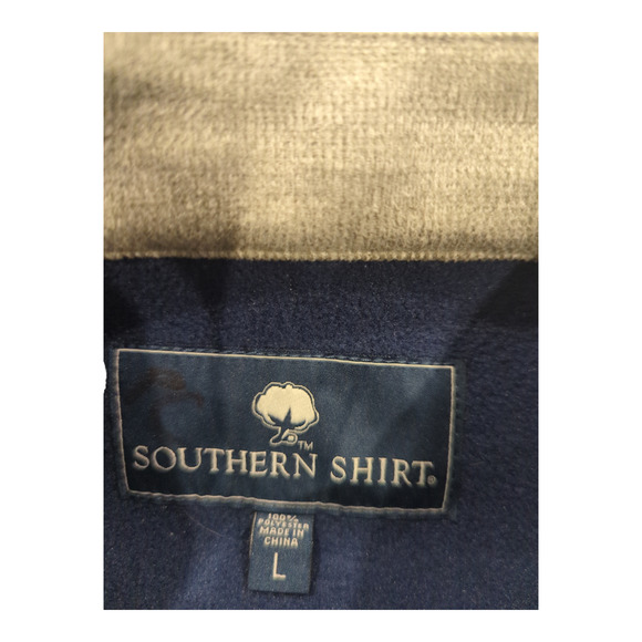 Southern Shirt Keeler Blue Vest Mens Large Full Zip - Picture 8 of 9